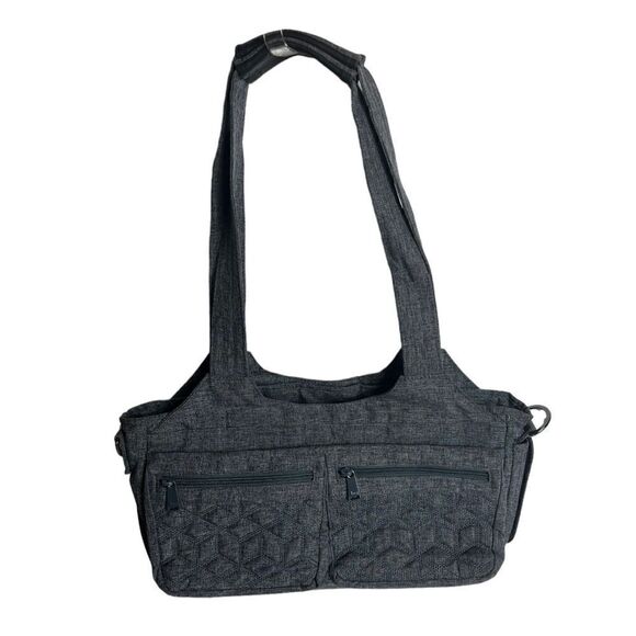 Lug Streetcar East West Shallow Travel Bag Grey - Picture 7 of 7